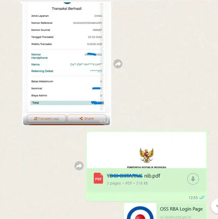 jasa buat nib pribadi murah dan cepat