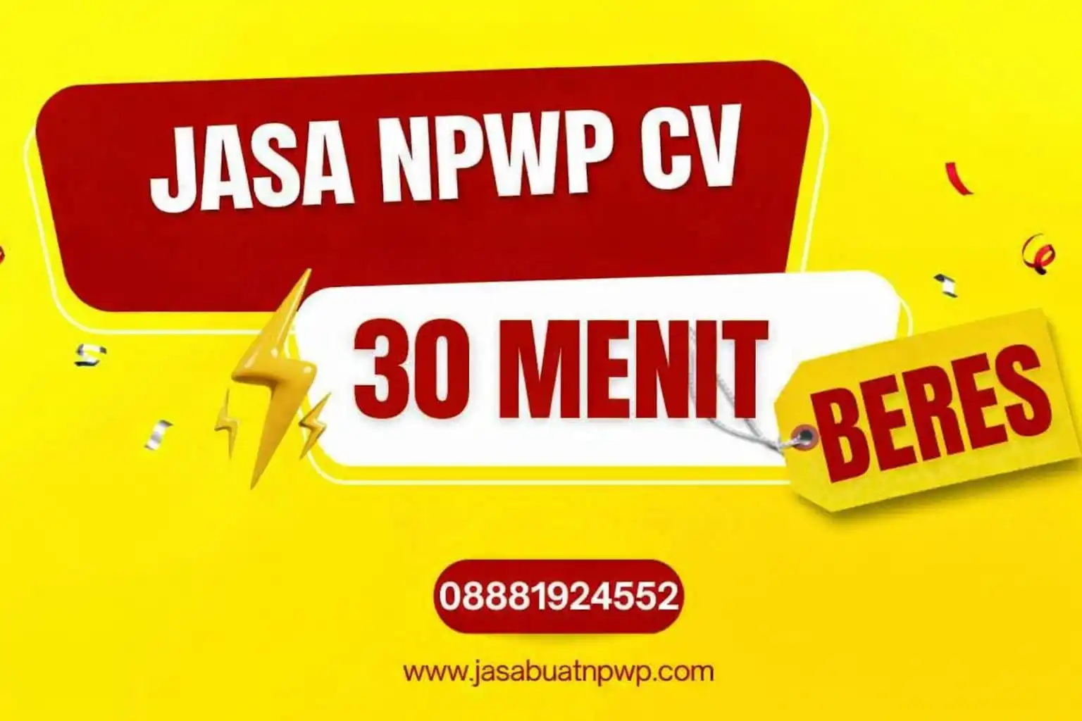 jasa npwp cv