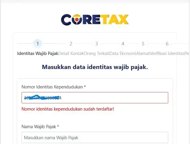 cek npwp pribadi nik sudah terdaftar
